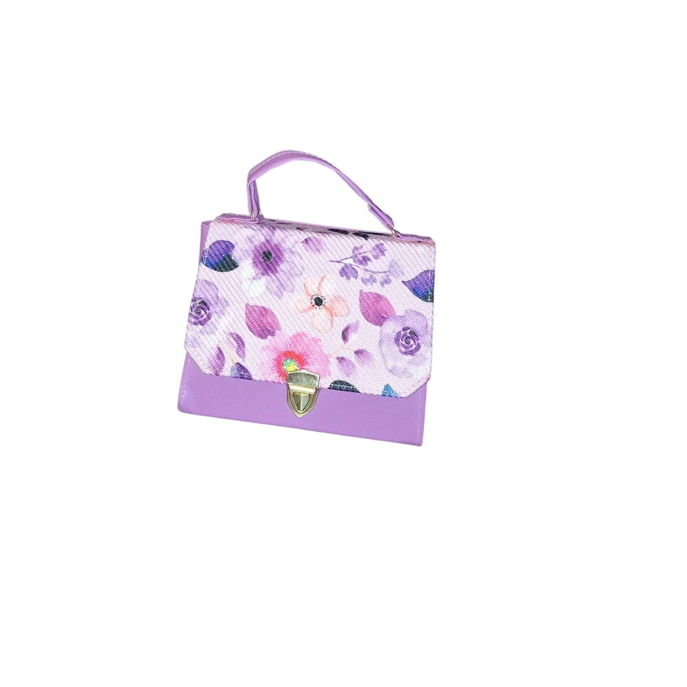 Floral Purple Women's Handbag